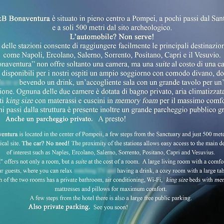 B&B Bonaventura Pompeii Eksteriør bilde